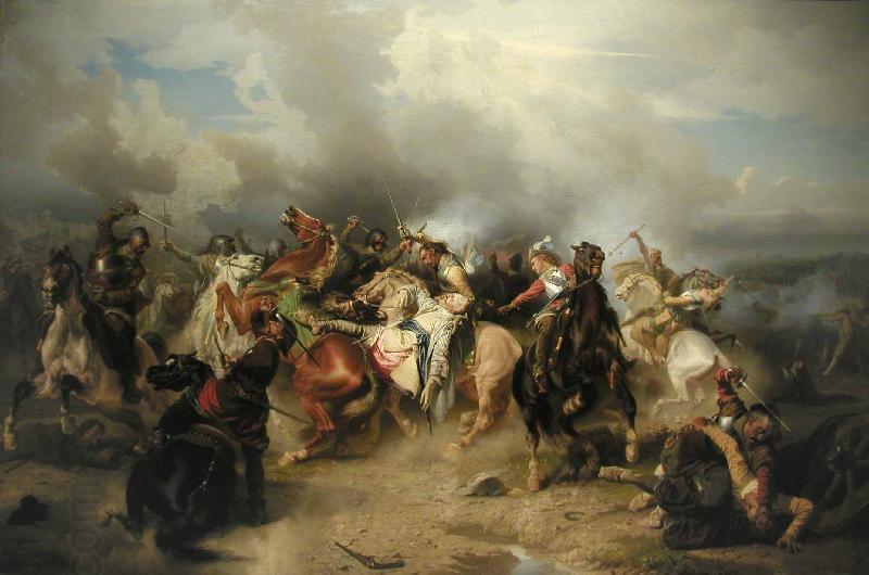 Carl Wimar Battle of Lutzen oil painting picture